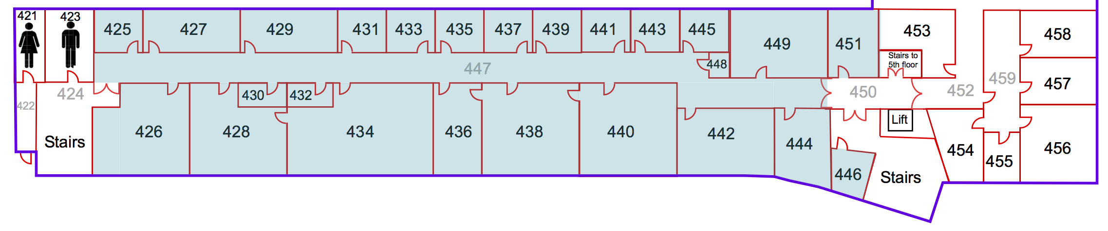 4th floor plan